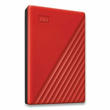 WESTERN DIGITAL TECH. My Passport External Hard Drive, 2 Tb, Usb 3.2, Red BYVG0020BRD
